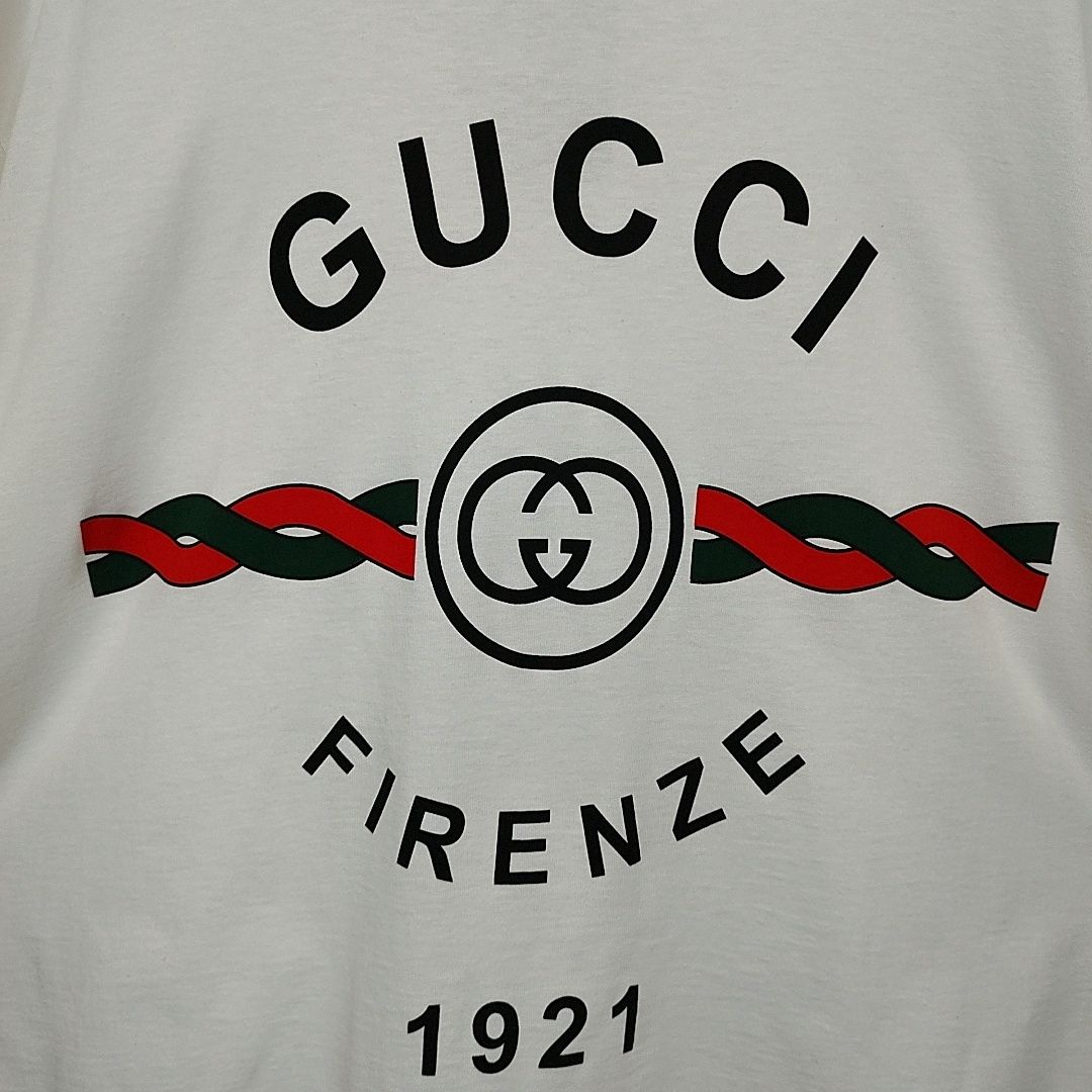 GUCCI グッチ FIRENZE 1921 Tシャツ 616036 XJD7T L ホワイト