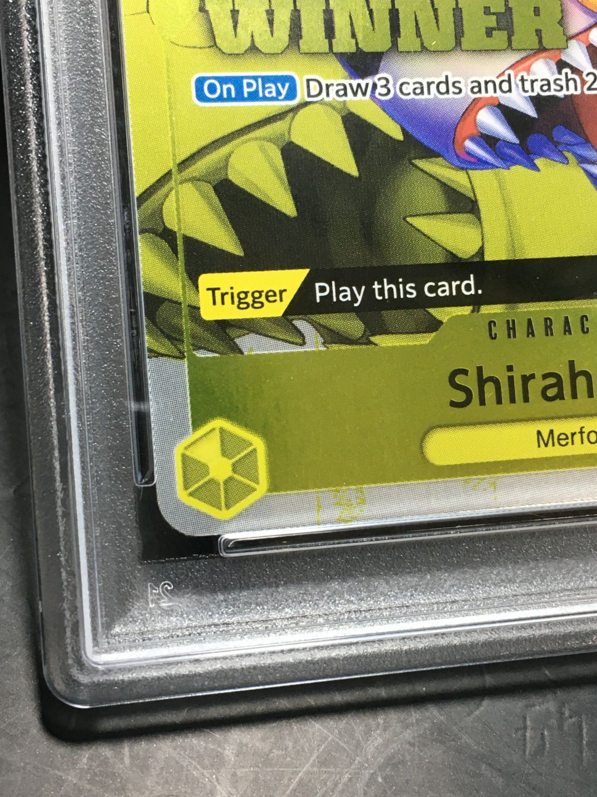 ワンピースカード しらほし winner 海外版 psa10 - メルカリ