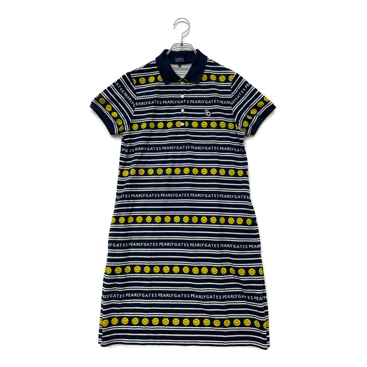 中古 レディース パーリーゲイツ PEARLY GATES ワンピース 1(M) 紺