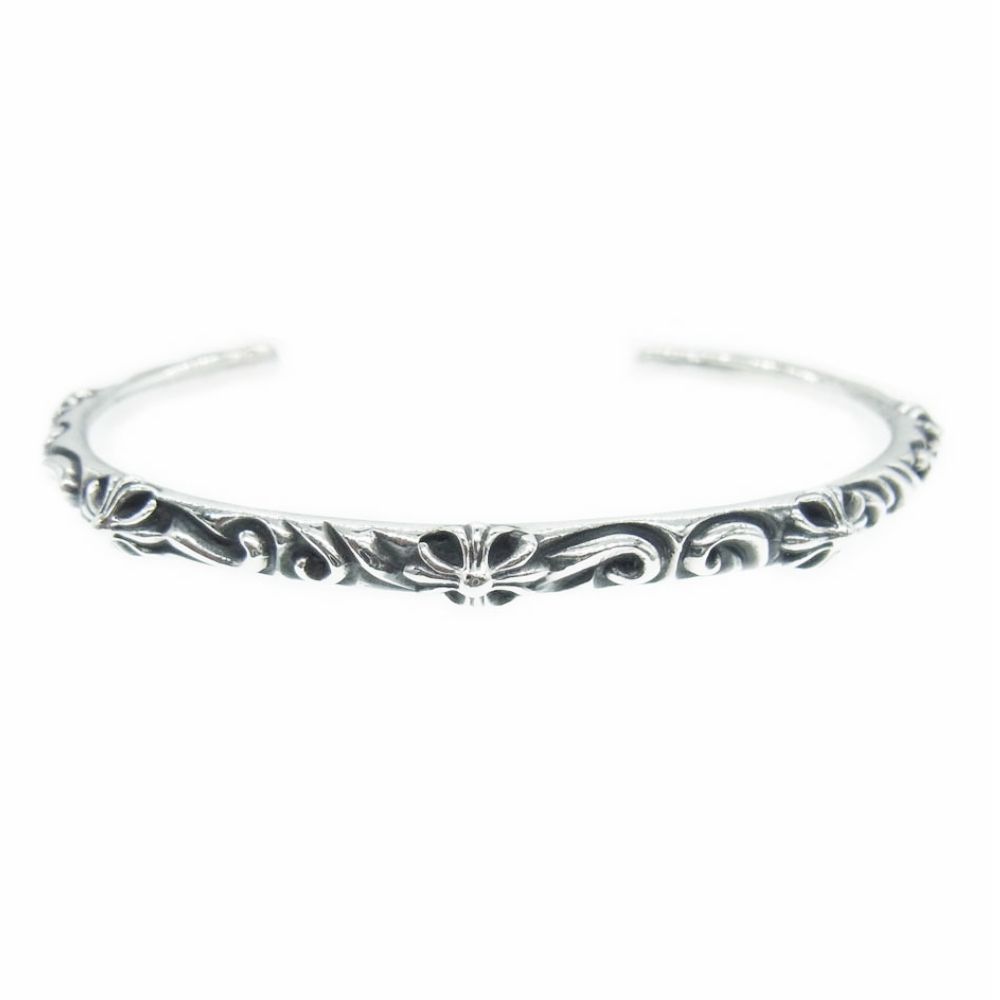 CHROME HEARTS クロムハーツ 原本無 BANGLE SBT SBT バンド バングル ブレスレット シルバー系