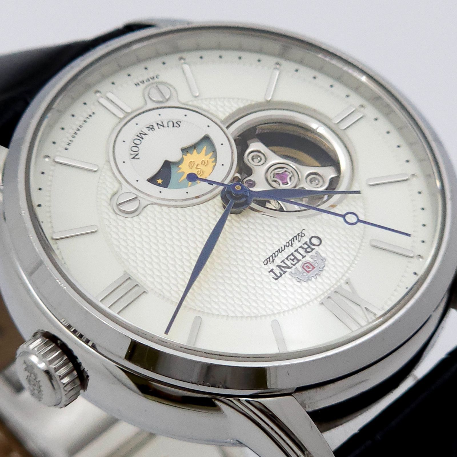 ORIENT オリエント サン&ムーン F6L2-UAA0 自動巻 動作品 裏スケ 