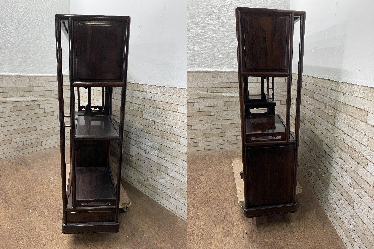 □飾り棚 キャビネット 茶箪笥 昭和レトロ 和風家具 和家具