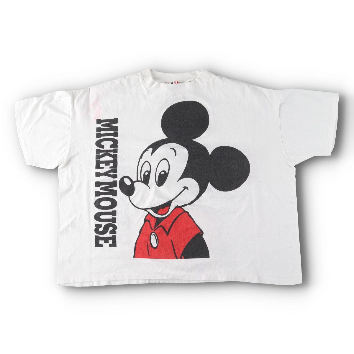 古着 ビッグサイズ 90年代 ディズニー DISNEY DESIGNS MICKEY MOUSE ミッキーマウス 両面プリント キャラクタープリントTシャツ/evb005200