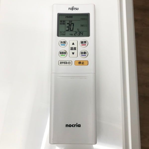 引取限定】FUJITSU/富士通 2.8kW 10畳 ルームエアコン nocria/ノクリア 