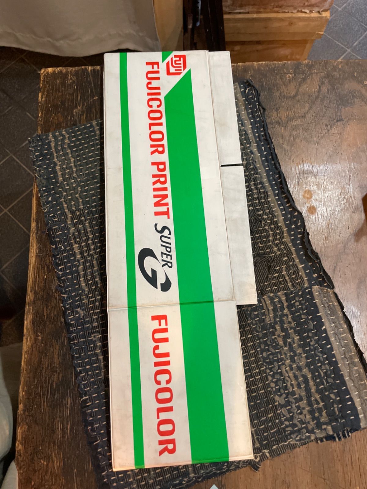 フジカラー　FUJICOLOR　仕切りケース　 店舗什器　ディスプレイ　レトロ　昭和レトロ　レトロポップ　アンティーク　ヴィンテージ