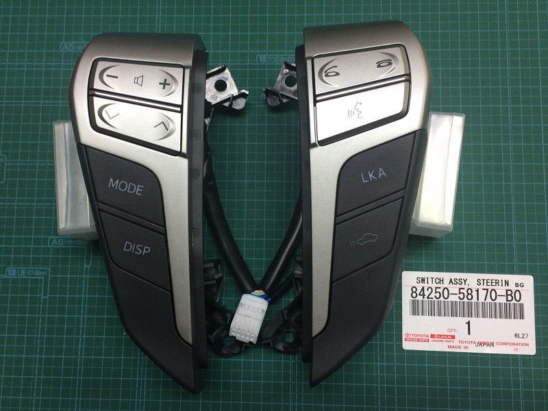 新品 未使用 アルファード ヴェルファイア 20系用 ステアリングパッド スイッチ ステアリングリモコン トヨタ 純正部品