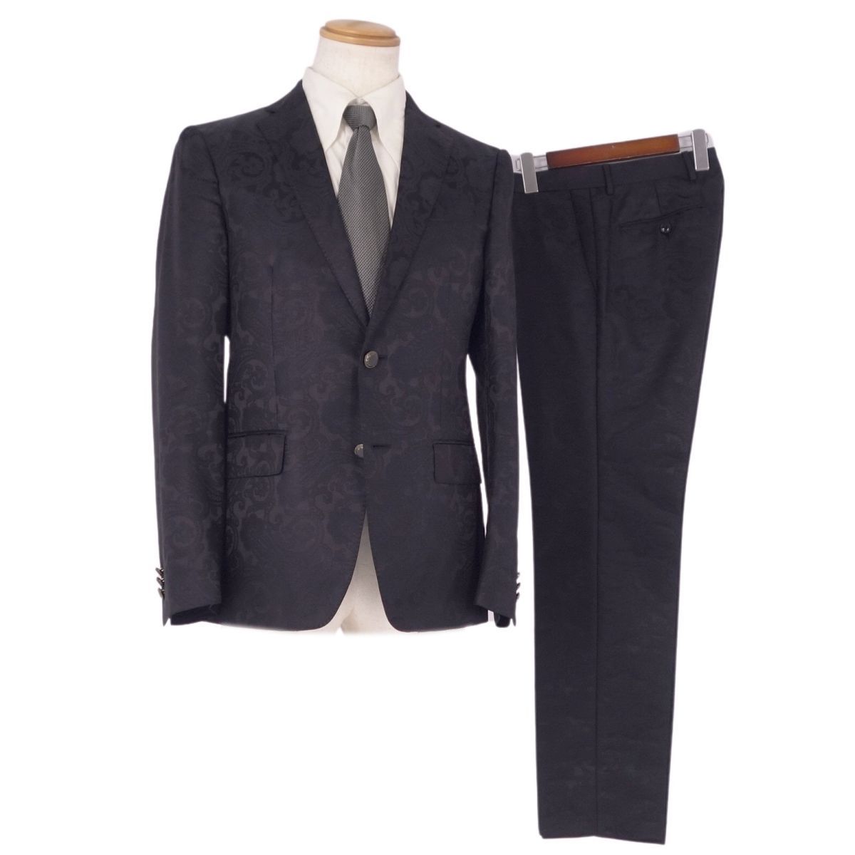 エトロ ETRO セットアップ スーツ シングル ペイズリー ウール