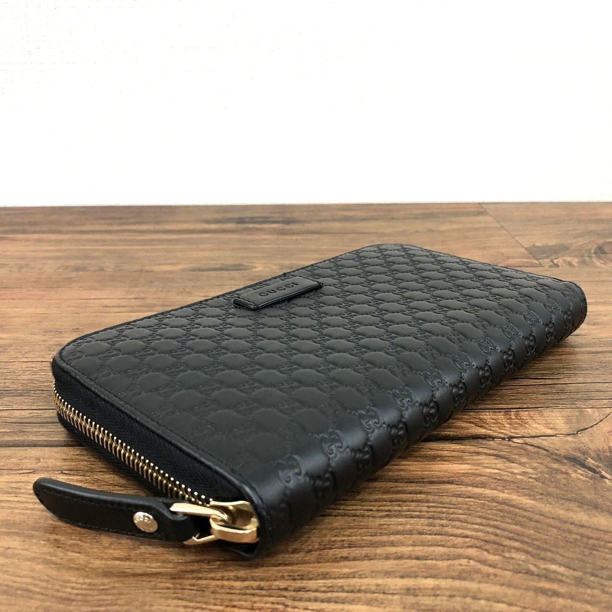 極美品 GUCCI 長財布 マイクログッチシマ 377-