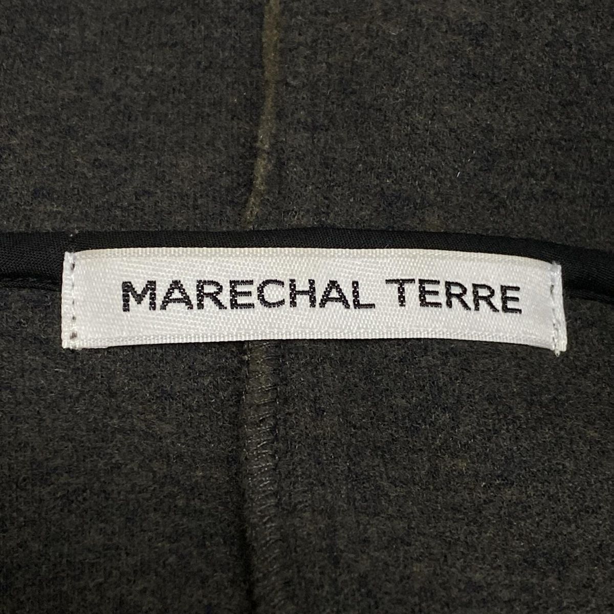 マルシャル・テル MARECHAL TERRE ジャケット ダウンベスト サイズ2 M 黒×白 レディース フード/×LUCA/LADY LUCA LUCA 美品 MARECHAL TERRE マルシャル・テル ダウン ジャケット MARECHAL TERRE