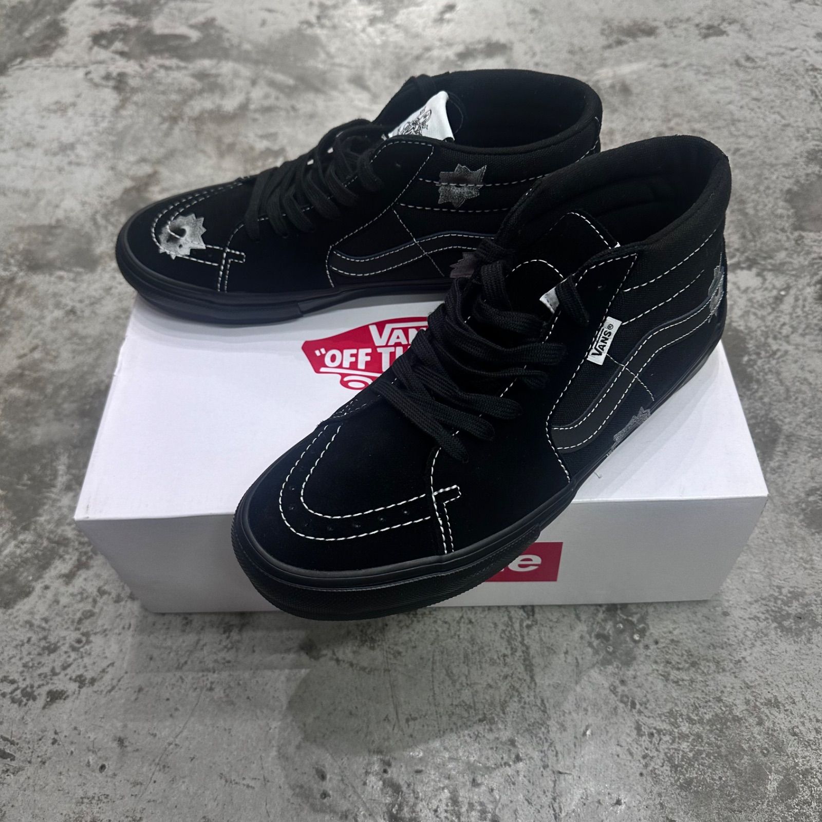 Supreme × Vans 25SS Nate Lowman Skate Grosso Mid ネイト