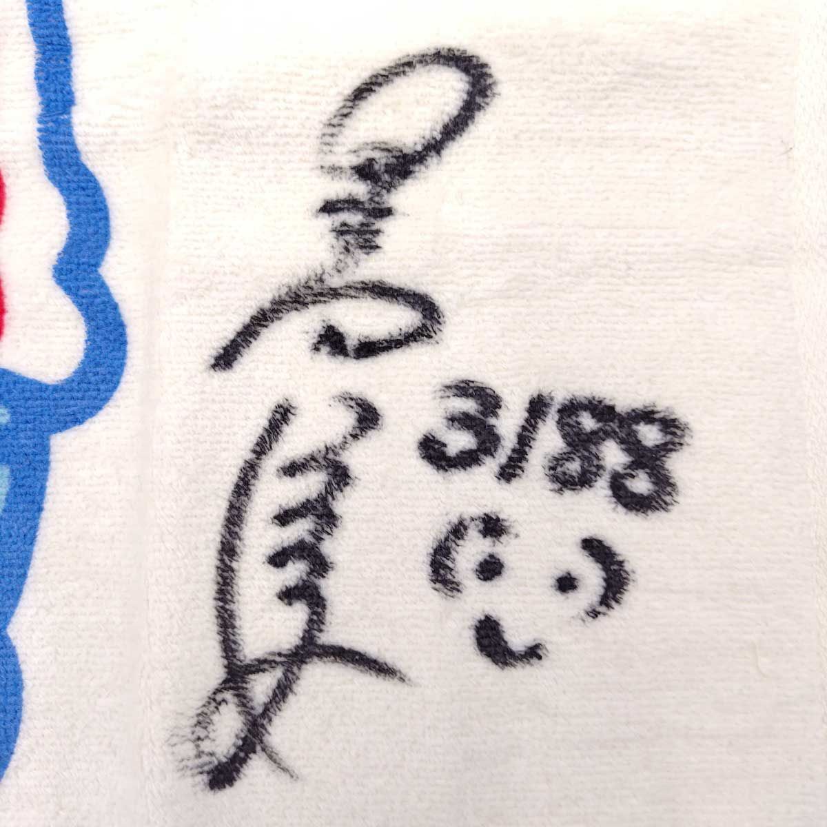 セット] 日高逸子選手 サイン入り トロフィー のぼり タオル