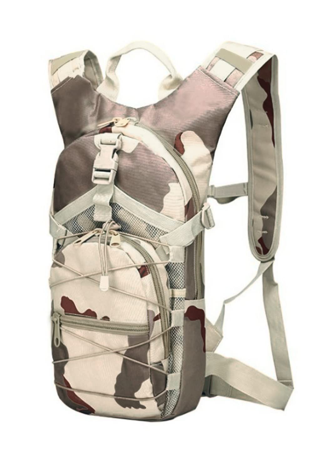 [nanaperi] 登山バックパック 登山リュックサック 迷彩 アウトドアリュック メンズ 多機能 ミリタリー 黒 リュック 軽量 (3C) [3C]