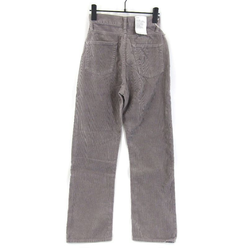 ♥ CIOTA シオタ コーデュロイパンツ 22AW PTLN-5HI-COW-BB レディース ウィメンズ スビンコットン グレー 26 タグ付き 65008919