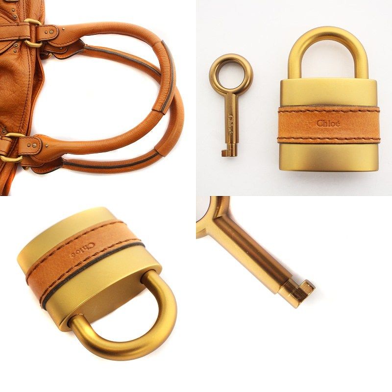 クロエ CHLOE PADDINGTON パディントン ラージ ハンドバッグ レザー