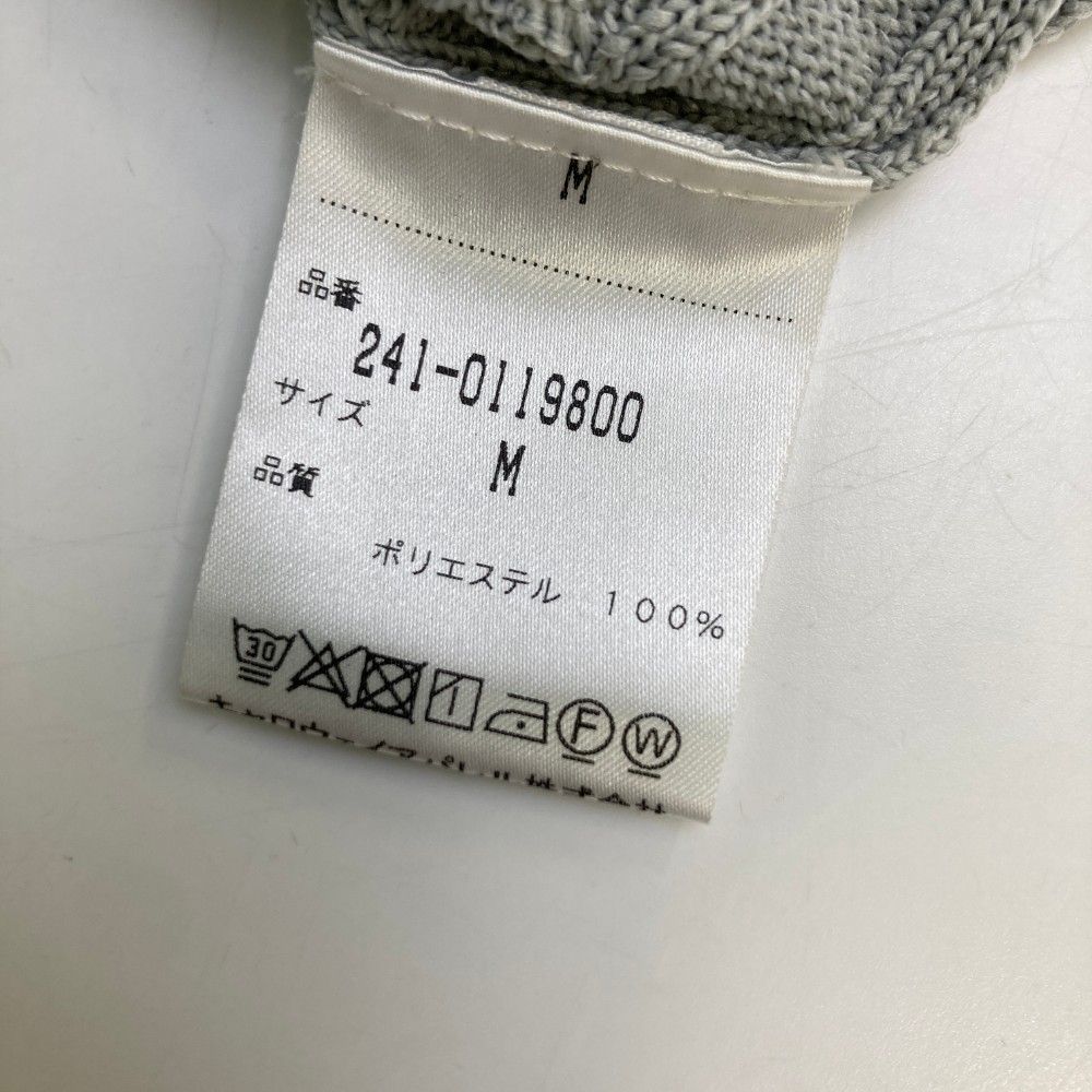 サイズ：M CALLAWAY キャロウェイ ニットベスト 刺繍 グレー系