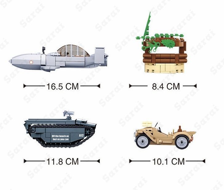 LEGO レゴ 互換 ブロック 模型 プラモデル WW2 硫黄島の戦い セット