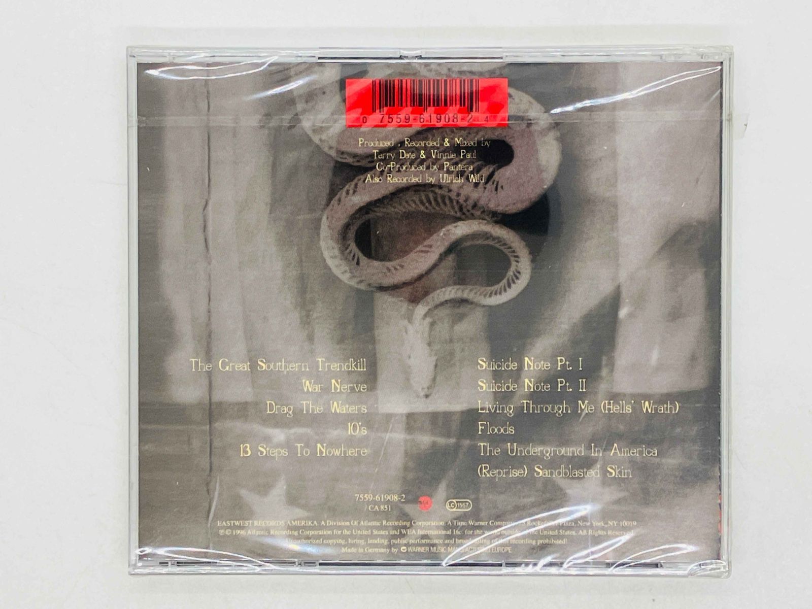 【中古】「未使用品」［CD］Great Southern Trendkill CD 未開封 パンテラ / 鎌首 / PANTERA / THE GREAT SOUTHERN TRENDKILL