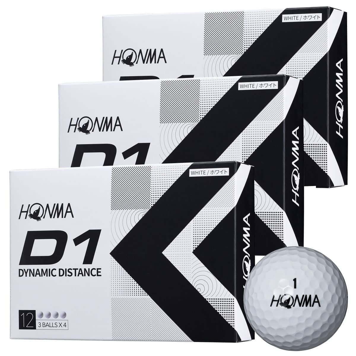 ホンマ DI BT2201 2ピース ゴルフボール ホワイト WH 3ダース 36球 本間ゴルフ HONMA 