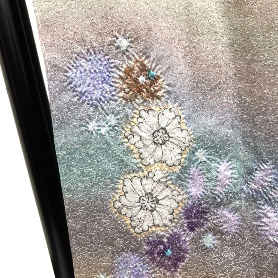 未着用　久保田一竹　付け下げ　辻ヶ花　絞り　金通し　着物　015a d 今日は、「日立 世界ふしぎ発見！」本番2本。最初のお着物は、久保田一