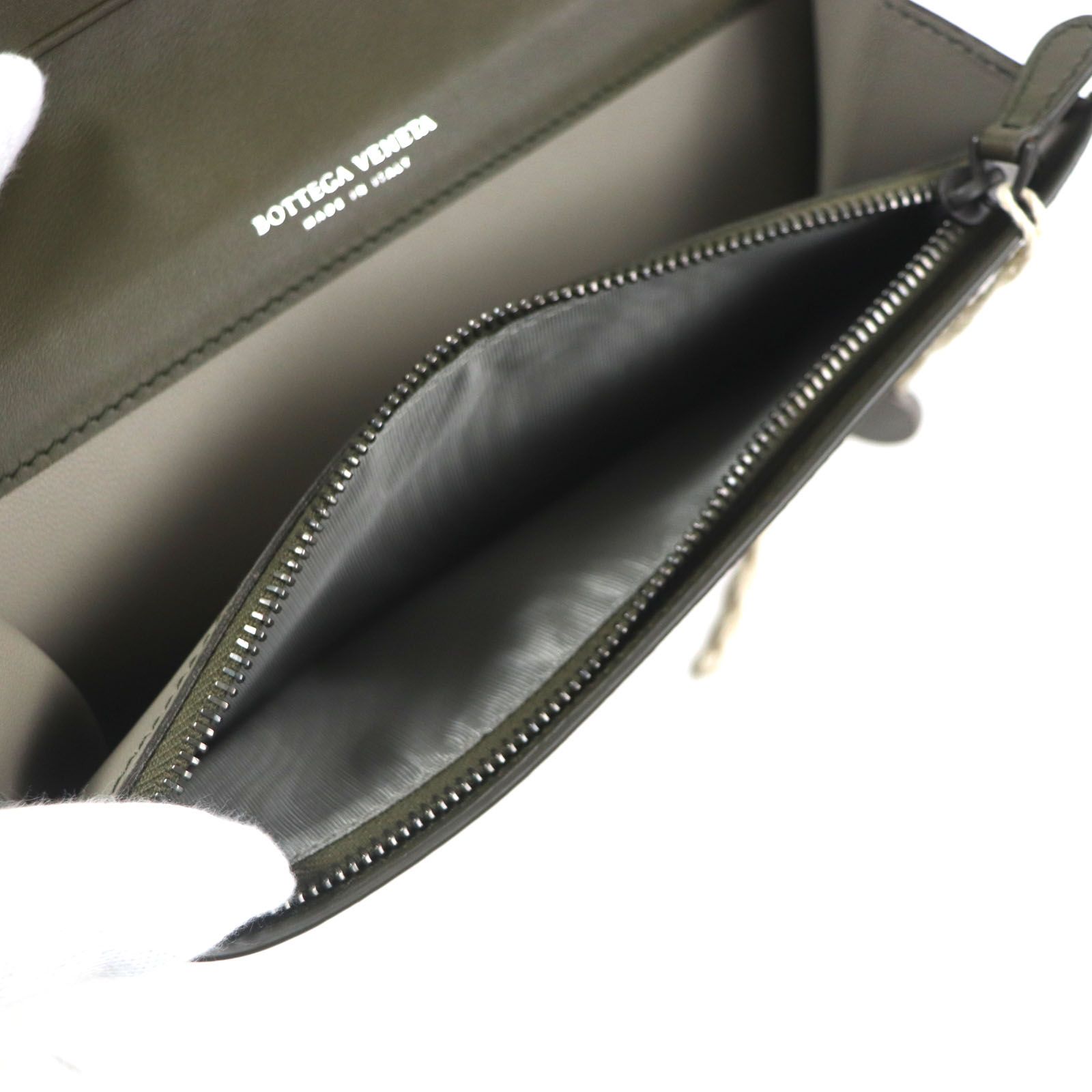 未使用品▽BOTTEGAVENETA ボッテガヴェネタ イントレチャート コイン  