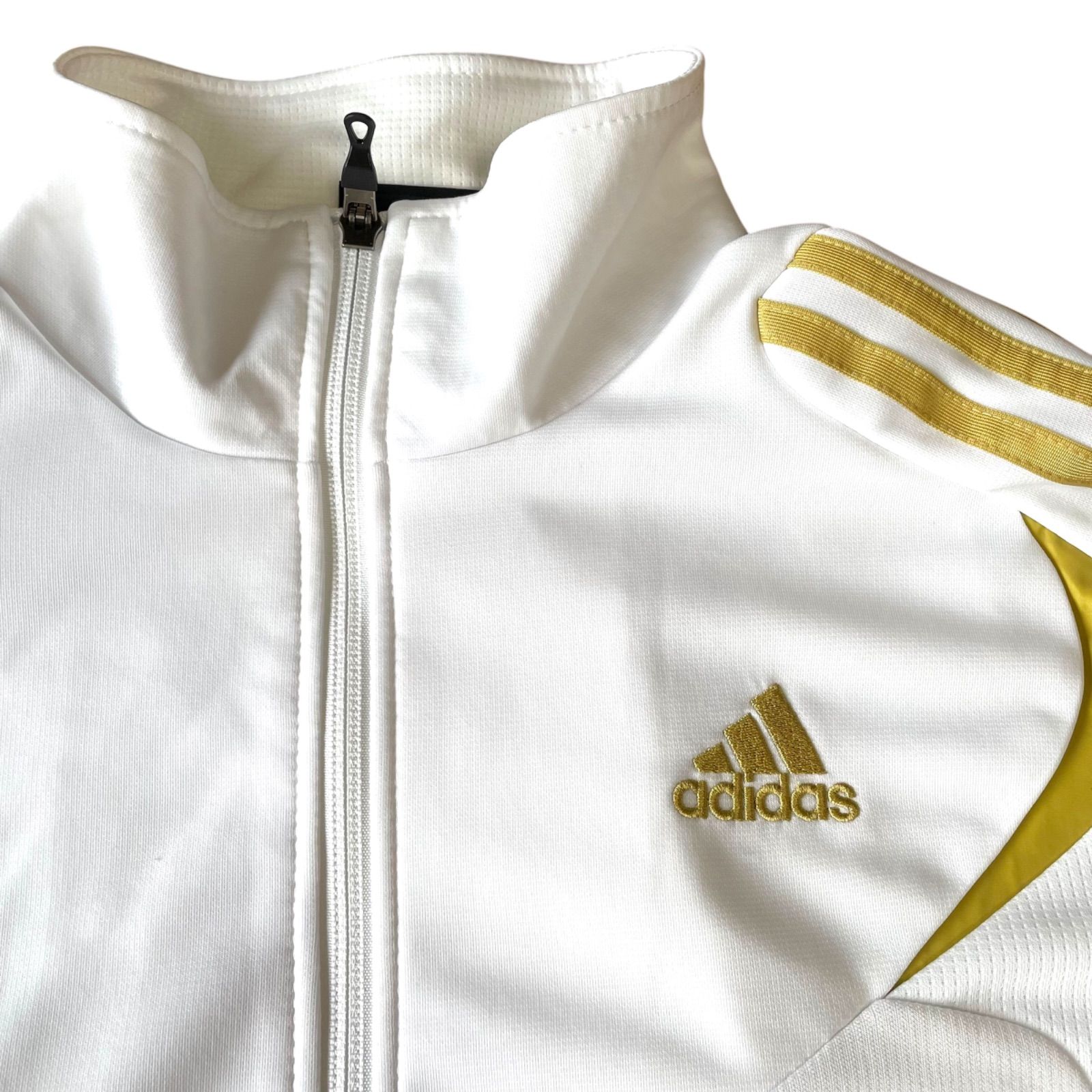 Z1337 adidas アディダス メンズ ジャージ ホワイト/ゴールド M