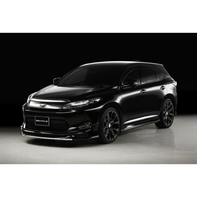 WALD SPORTS-LINE トヨタ ハリアー 60系 ZSU AVU 6 W H25.12~H29.6 エアロ 3点 F＋S＋R ヴァルド TOYOTA HARRIER ハリヤー フロント サイド リア スポイラー