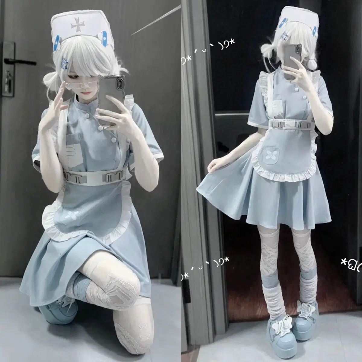 天使系サブカルチャー 看護師 ONE PIECE | コスプレ 量産型 地雷系 ハロウィーン