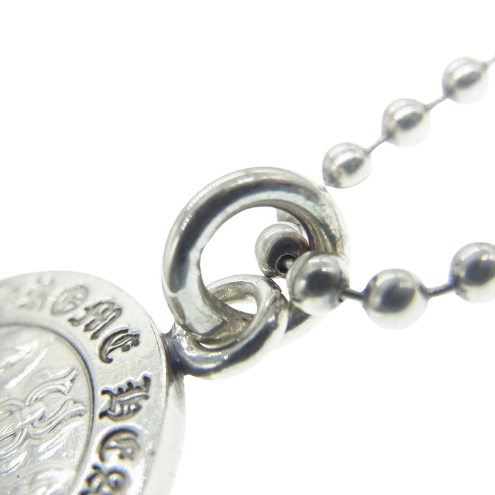 クロムハーツ LEATHER BRAID/スクロールレザーブレード シルバー