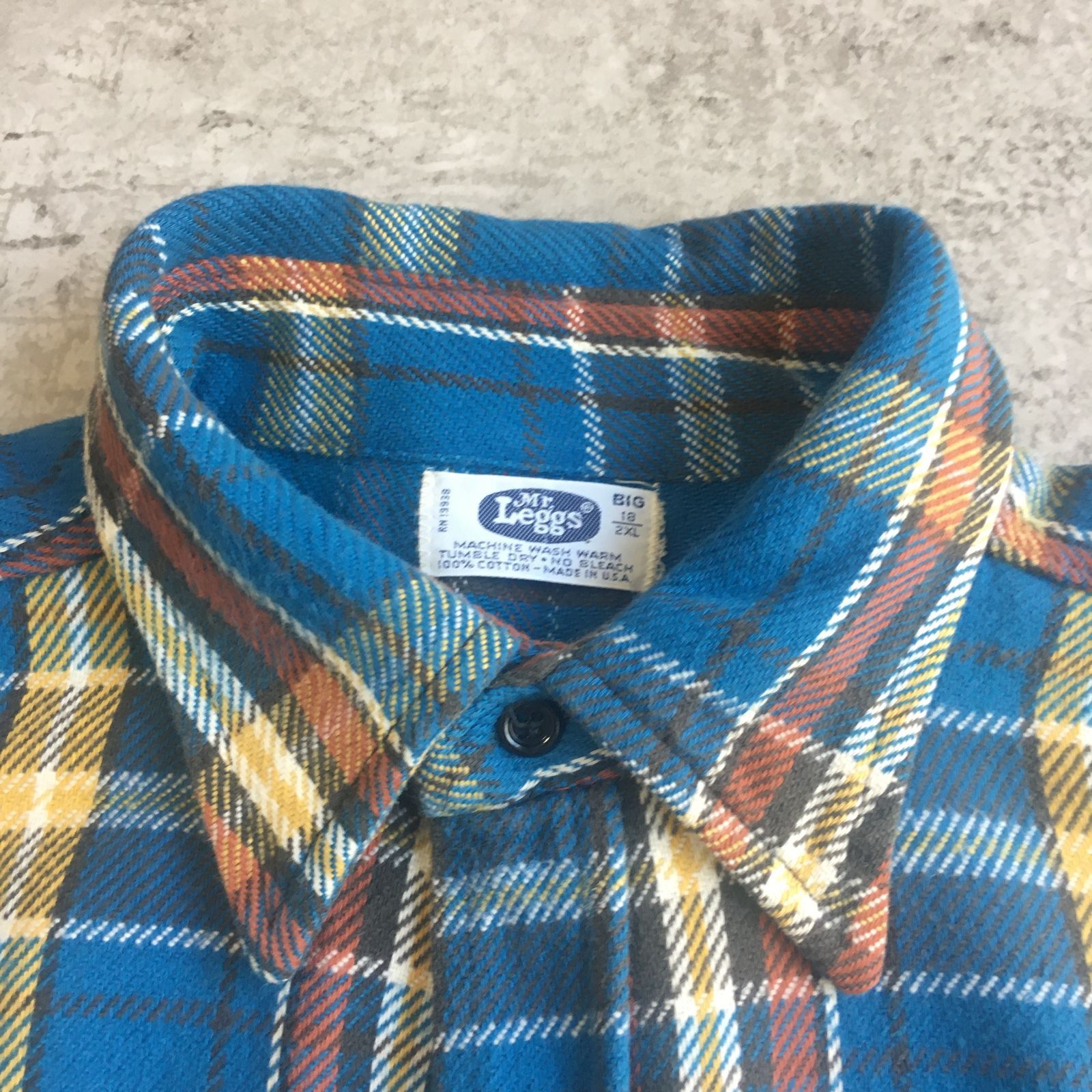 mr leggs 70s ネルシャツ ヘビネル ヴィンテージ