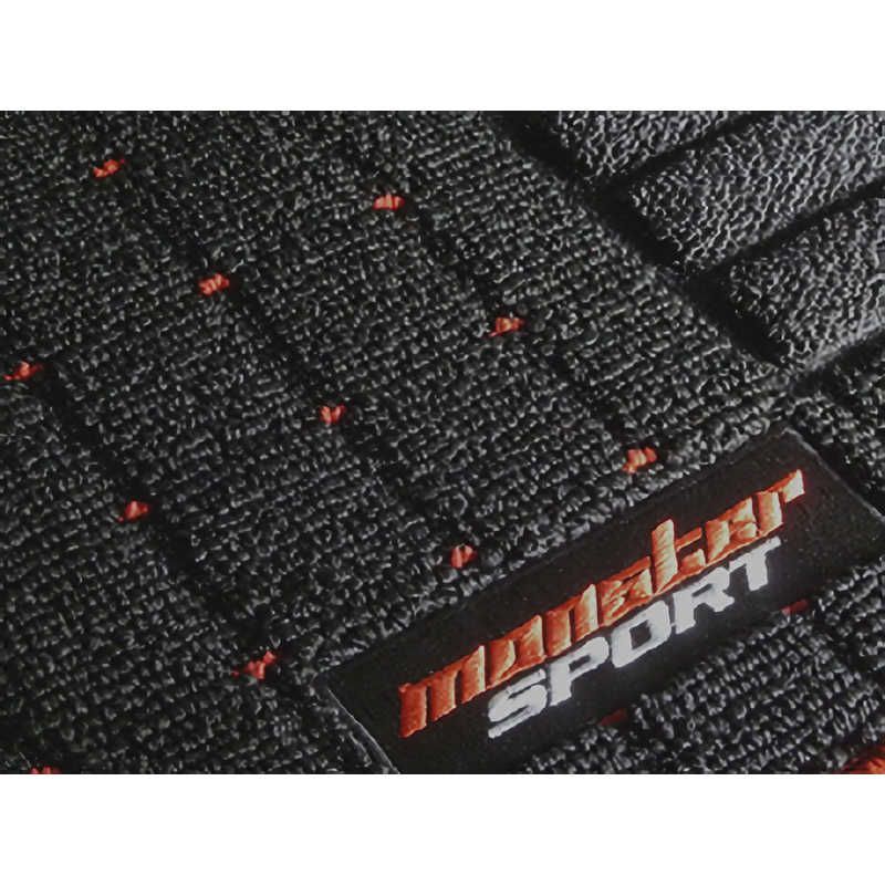今がお得！ MONSTERSPORT フロアマット トヨタ86 スバルBRZ用 ブラック×レッド 1ASQ10 新生の
