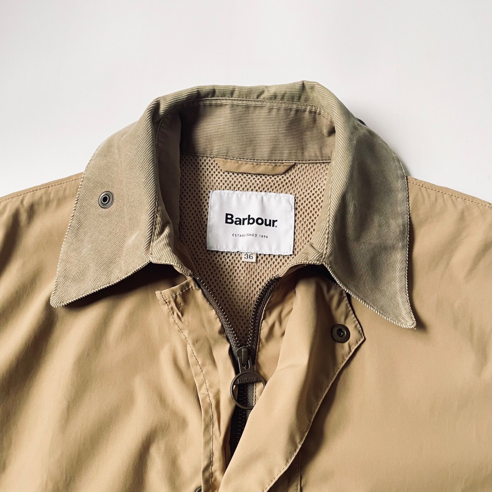 Barbour / SHIPS別注 BORDER ナイロン パッカブルコート - メルカリ