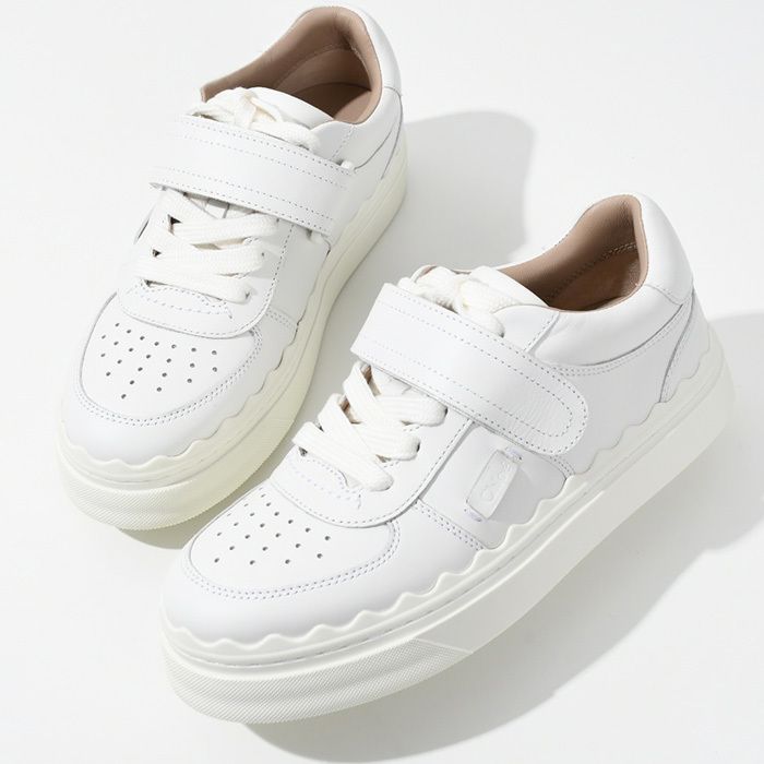 Chloe LAUREN レザースニーカー白