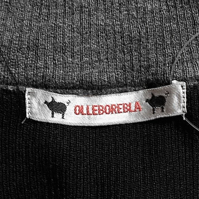 ALBEROBELLO|OLLEBOREBLA アルベロベロ|オレボレブラ 長袖セーター レディース - 黒×ゴールド×ピンク ハイネック VIDAFM_ORG