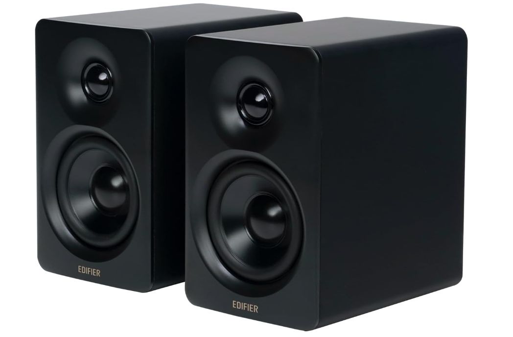 Edifier M60 モニタースピーカー 66W 高解像度 PC DTM 作曲 スタジオモニター 有線 外部スピーカー アプリ ブラック