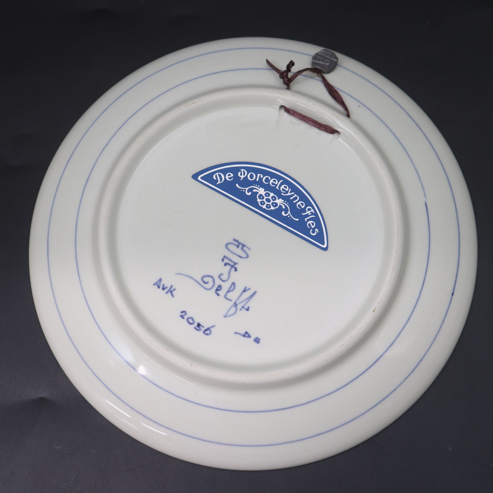 e15458 Royal Delft ロイヤルデルフト レッカプレート プレート 絵皿 