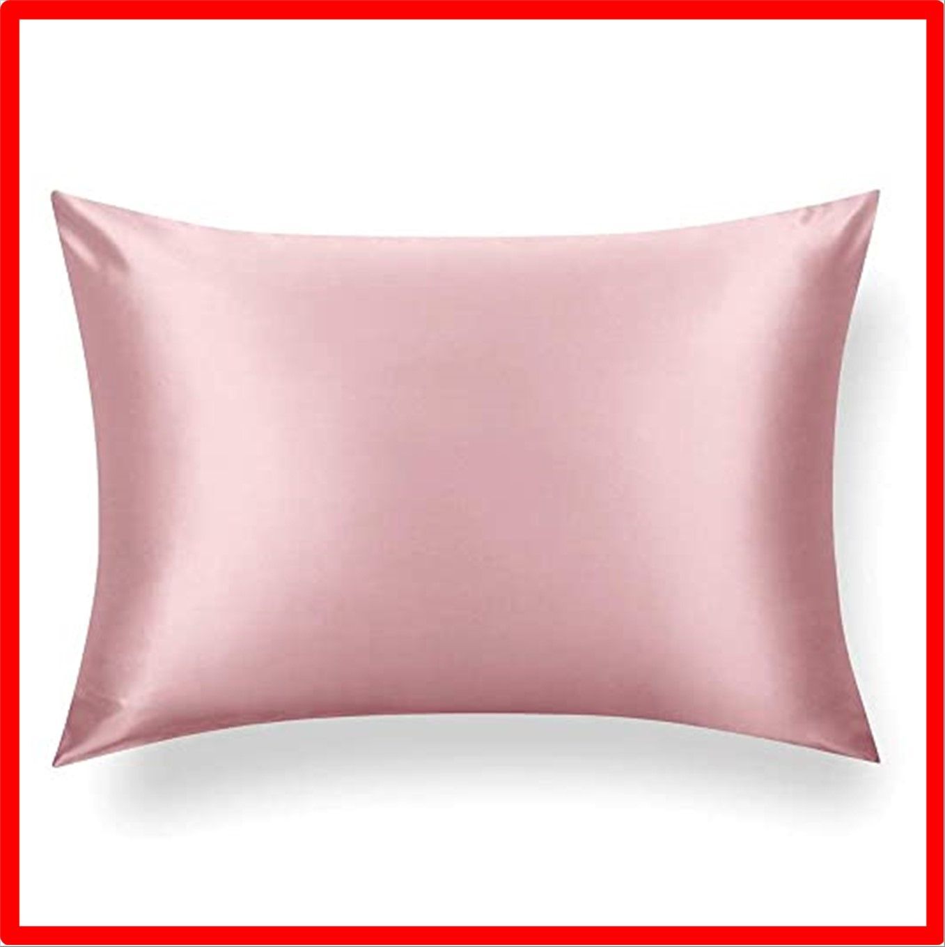 【匿名配送】19匁シルクバラピンク_43x63cm ユメノシルク シルク 枕カバー 両面 19匁 シルク 100％ 43×63 6Aランク ドライフラワー付き 