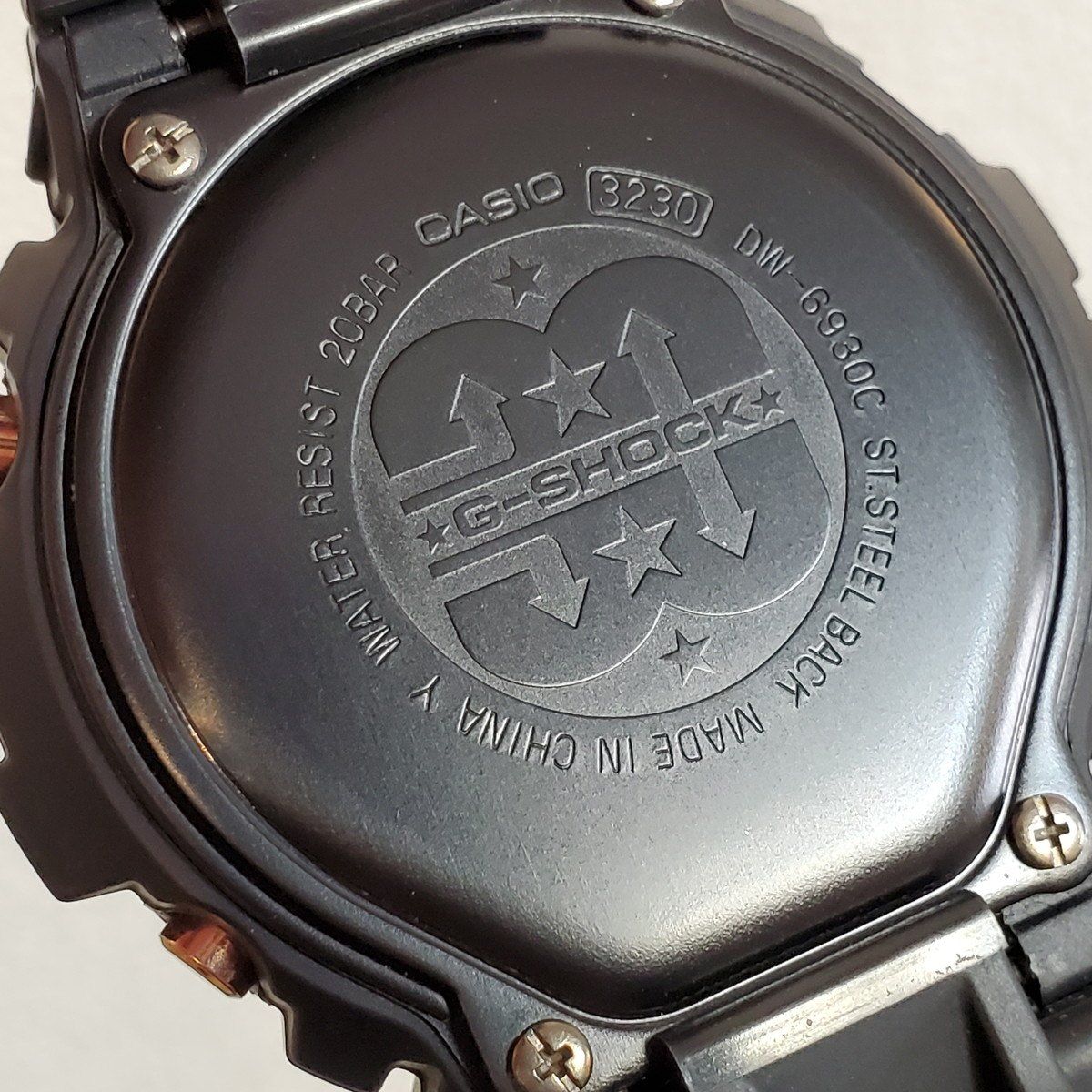 G-SHOCK ジーショック CASIO カシオ 腕時計 DW-6930C-1JR 30周年記念 