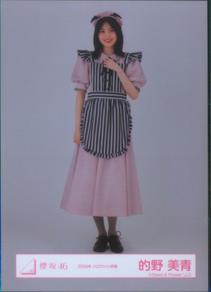 櫻坂46 三期生ライブ 的野美青 2024年 ハロウィン衣装 ヒキ