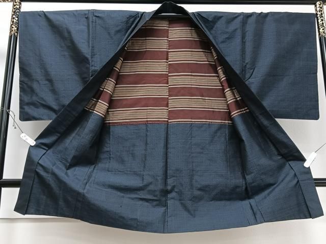 平和屋着物○男性 本場大島紬 アンサンブル 100亀甲 総詰め キング  