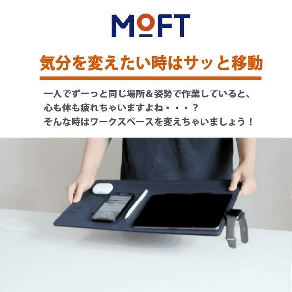 デスクマット（ナイトブラック）_単品 MOFT スマートデスクマット