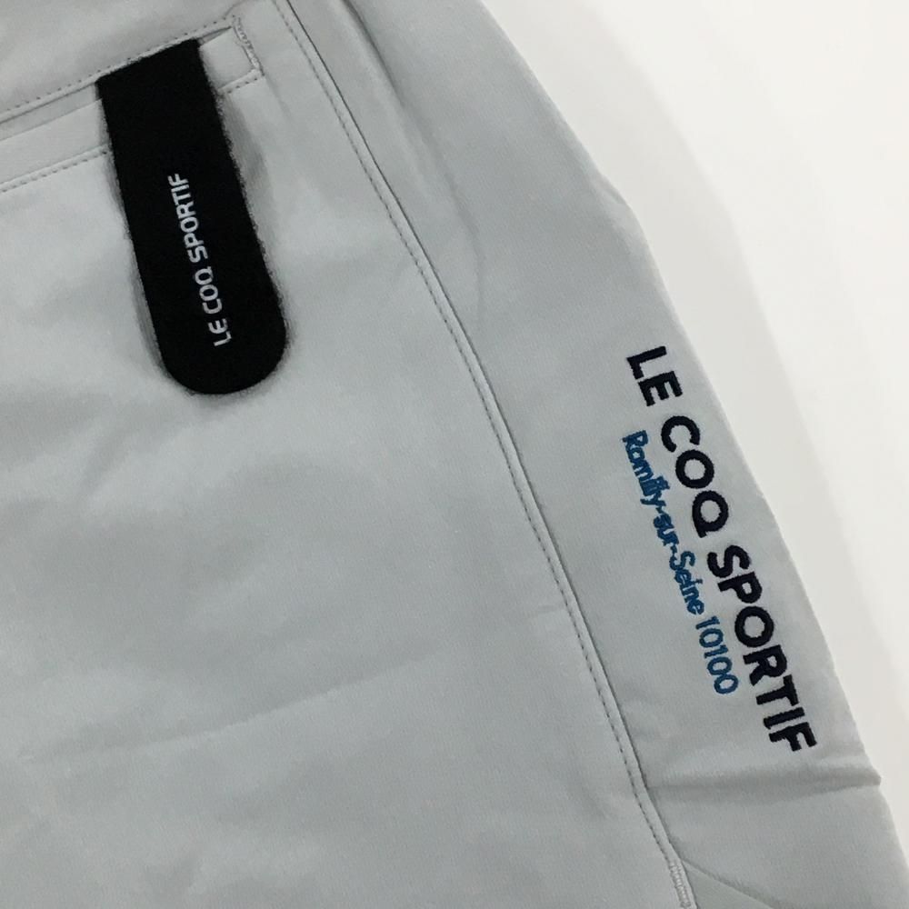 ルコックゴルフ パンツ ライトグレー 裏微起毛 防風 ストレッチ メンズ 79 ゴルフウェア le coq sportif LLC-HASEGAWATOSO_COM