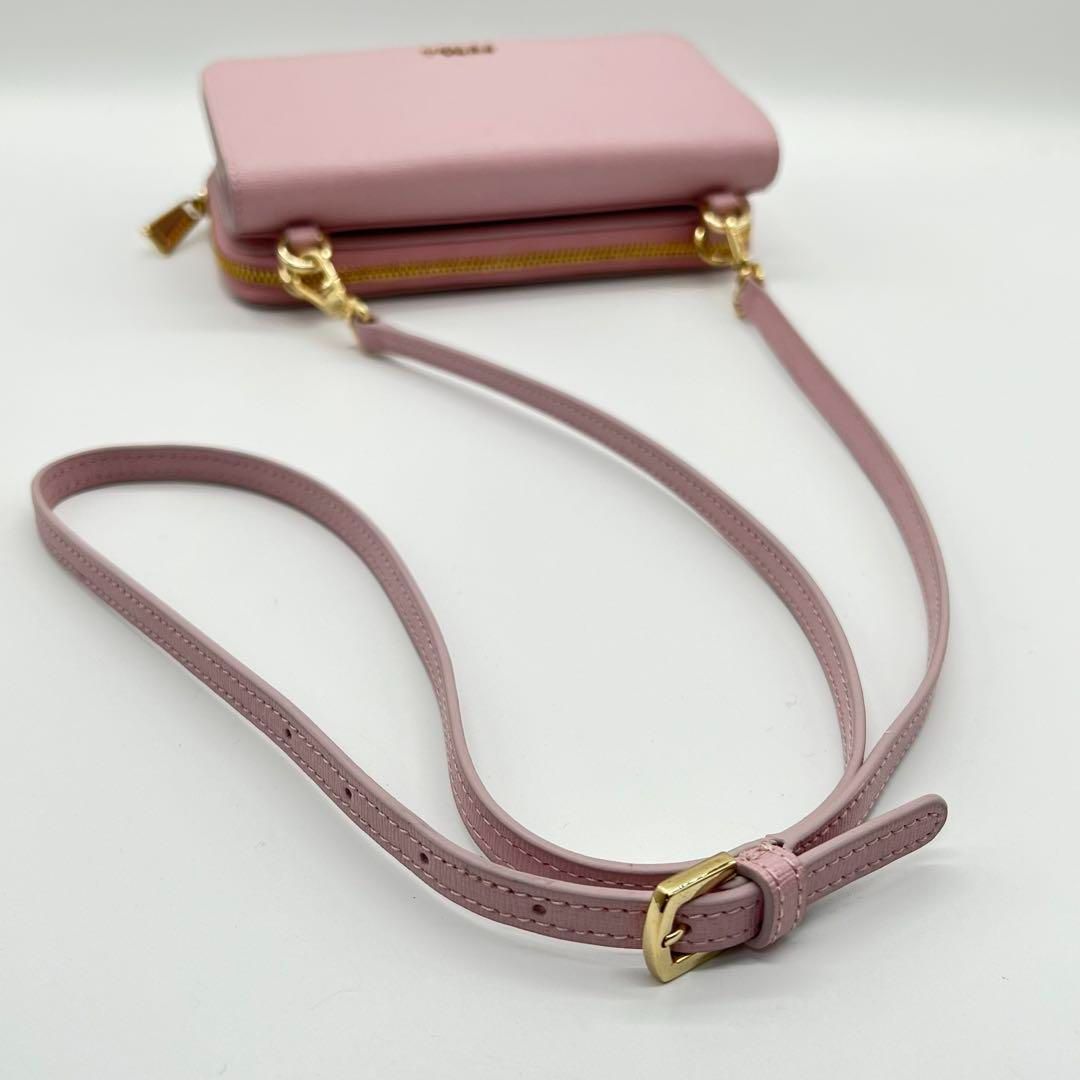 ✨️極美品✨️FURLA RIVA ショルダーウォレット クロスボディ 2way  