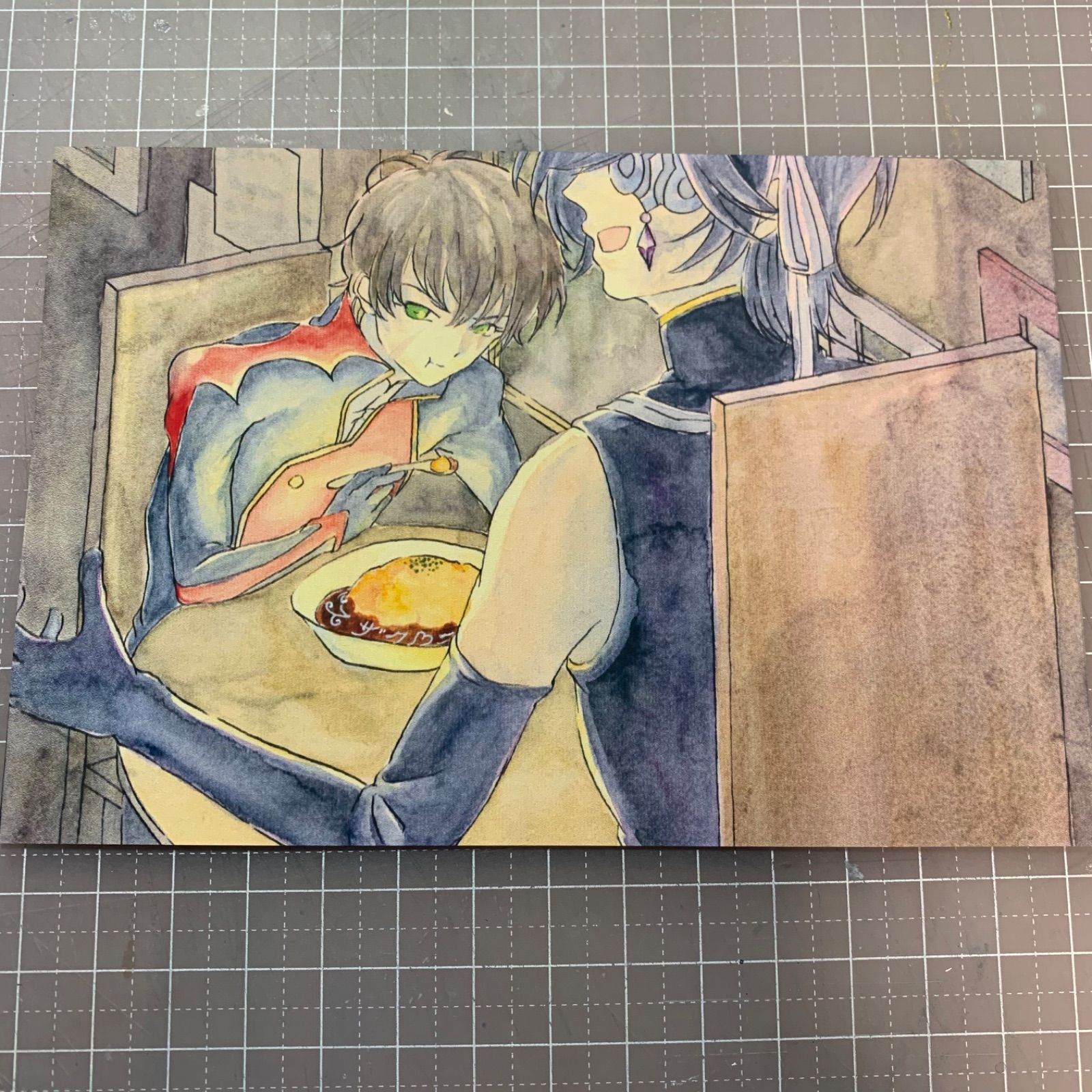 手描きイラスト 3枚セット 業スザクとジュリアス - メルカリ