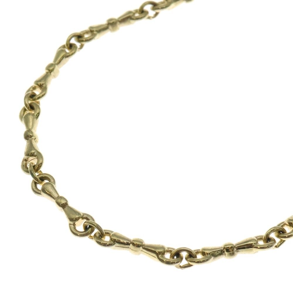 Christian Dior クリスチャンディオール リボンモチーフ チェーンネックレス ゴールド GP チョーカー