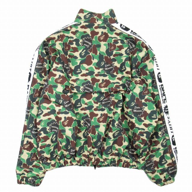 美品 24ss セントマイケル × アベイシングエイプ AP_TRACK JKT/ST APE 