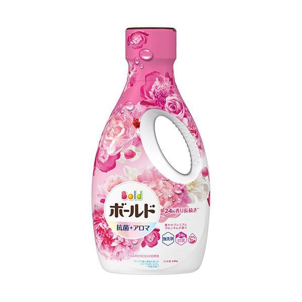 （まとめ） P＆Gボールドジェル 華やかプレミアムブロッサムの香り 本体 640g 1本 【×10セット】