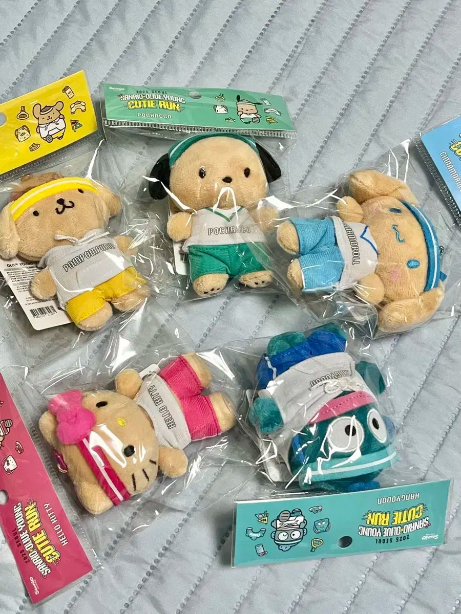  オリーブヤング キューティーラン 人形 キーリング セットで販売 ロングダリキティ Sanrio サンリオ キーホルダー キーリング 小物