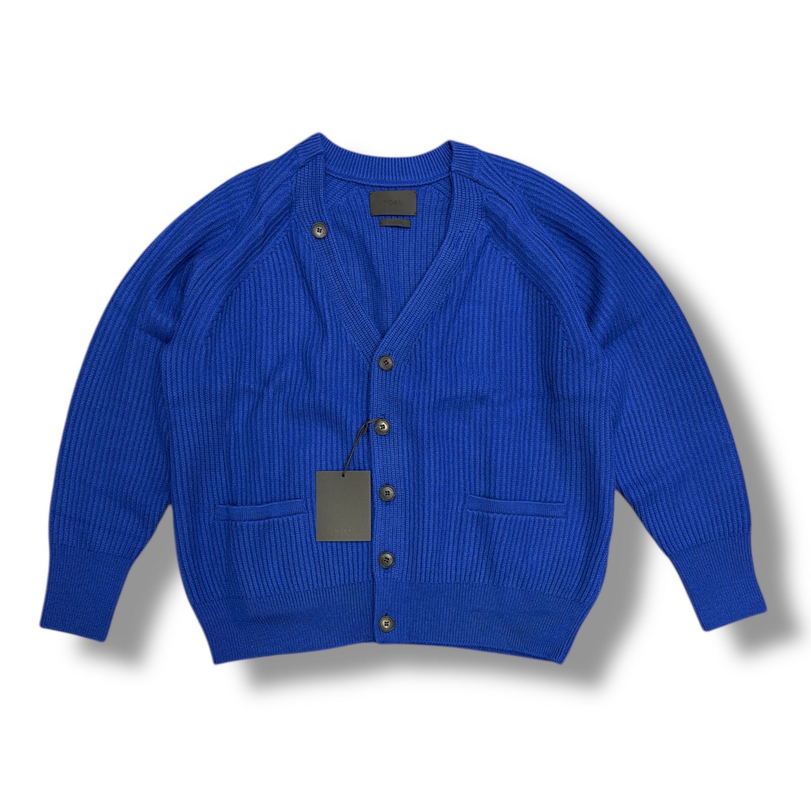 参考上代48400円 未使用品 YOKE 24AW RIB CARDIGAN リブカーディガン 
