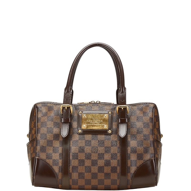ルイ ヴィトン ダミエ バークレー N52000 ブラウン PVC レザー レディース LOUIS VUITTON 1-0206073
