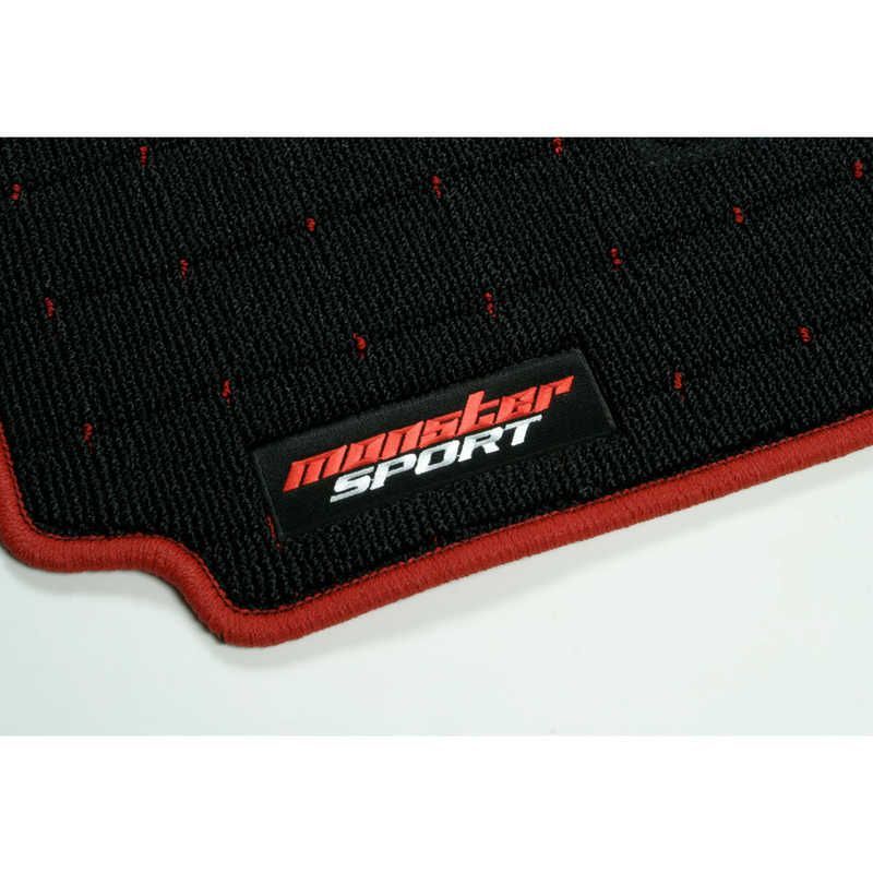 【在庫限りの大特価】 未開封 MONSTERSPORT フロアマット Type-2 スイフトスポーツ ZC31S MT車用 ブラック×レッド 894502-4650M ♥ 送料無料 満足保障！